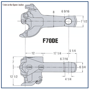 Piezas y Accesorios para Trenes en Oferta, Acoplador AAR F70DE para Sistema <span class=keywords><strong>de</strong></span> Acoplamiento <span class=keywords><strong>de</strong></span> Vagones - Product Image 6