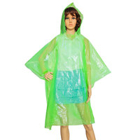Imperméables jetables transparents en plastique pour filles, pour les sorties et la pluie (OEM)