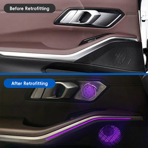 Plaque de recouvrement lumineuse pour montant A de porte, amélioration intérieure, compatible BMW Série 3 G20/G28 (2020-2024) - Product Image 2