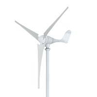 Éolienne compacte 400W 12V/24V - Hybride éolien-solaire pour usage domestique et professionnel (surveillance, pêcheurs et pêcheurs itinérants)