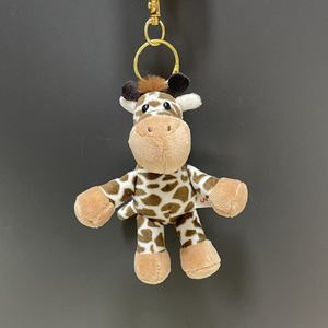 Vente en gros de porte-clés animaux en peluche porte-clés animaux de la jungle en peluche éléphant lion panda zoo pendentif porte-clés animaux en peluche - Product Image 5