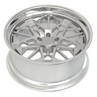 Rines de Aleación Personalizados HZH de 2 Piezas para Automóvil, 18 Pulgadas 5x120 5x1143, Diseño Cóncavo 5x112, 18 Pulgadas 6-16J para Mercedes Benz BMW