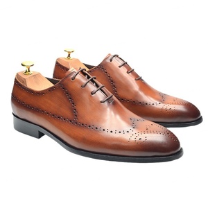 Zapatos de Vestir de Piel Auténtica para Hombre, Estilo Italiano, de Alta Calidad, con Punta en Pico, para Oficina, Negocios y Ocasiones Formales, Otoño - Product Image 2