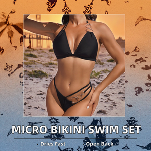 2024 Floral Eco-Friendly Quick Dry Women's Triangle Thong <b>Bikini</b> <b>Set</b> 2-Piece Spandex/Polyester - Product Image 2