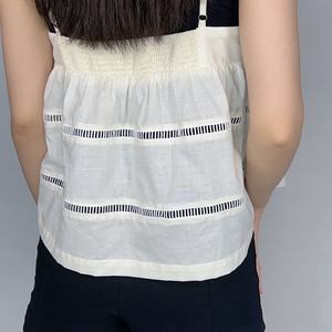 Nouvelle veste décontractée pour femmes à col halter, en tissu de lin et coton, style chemise - Product Image 5