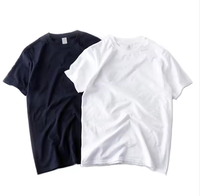 T-shirt en coton à col rond et épaules tombantes, teinture réactive écologique, pour une consommation durable et une chaîne d'approvisionnement verte tendance