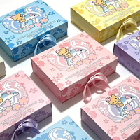 Boîte cadeau rigide magnétique pliable pour vêtements d'enfants avec logo personnalisé, emballage pour vêtements d'enfants, fournisseur de boîtes rigides en papier en gros