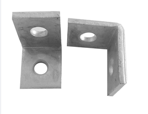 Solar Accessories Angle Fitting Superstrut Plate 90 <b>Bracket</b> 2 Hole 90 Strut Angled <b>Bracket</b> - Product Image 3