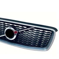 Nouvelle calandre avant Baimi XC90 2016-2019 avec trou pour capteur de stationnement, remplacement de la calandre du radiateur OE 31408442 ABS Chrome
