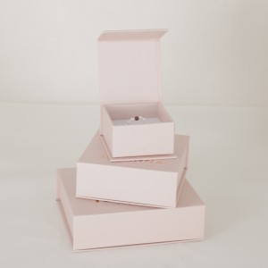 Custom Magnet Paper Cardboard Packaging Velvet <b>Gift</b> Wedding Jewelry <b>Box</b> for <b>Earring</b> Necklace Ring <b>Gift</b> Packaging - Product Image 1