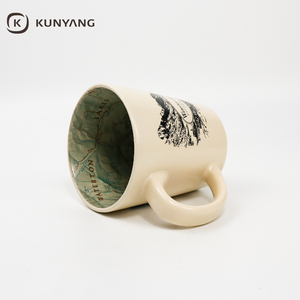 Taza de Café de Cerámica Personalizada de Fábrica, Taza de Recuerdo con Calcomanía Interior, Acabado Mate, Venta al Por Mayor - Product Image 2