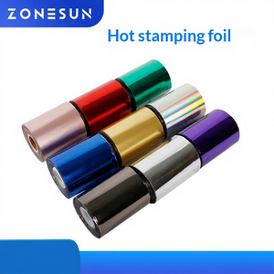 ฟอยล์ปั๊มร้อนอะลูมิเนียมเคลือบสีหลากหลาย ขนาด 3 ซม. 5 ซม. 8 ซม. สำหรับงานปั๊มหนังและเครื่องปั๊มร้อน - Product Image 3