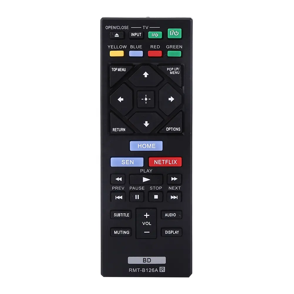 Grosir Remote Control pengganti RMT-B126A digunakan untuk SONY Blu-Ray Disc DVD Player