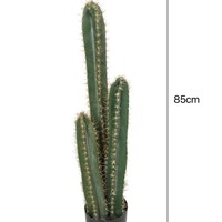 Cactus artificiel en PU de style nordique, Colonne de cactus, Plante du désert en pot pour la décoration intérieure et extérieure et l'aménagement paysager