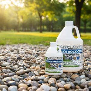 OSBORN Permanent <b>Acrylic</b> Rock Bond Adhesive for Rocks Mulch Gravel Fast-Drying Waterproof Glue Weed Barrier for Driveway No - Product Image 1