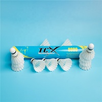 Volants de badminton TCX8000 Ganba Cigu Duck de niveau tournoi premium pour l'entraînement sportif, durables, à vol stable, pour joueurs professionnels