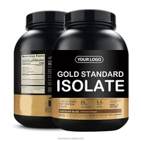 AOCSE-OEM/ODM Poudre d'isolat de protéines de lactosérum pour la prise de masse musculaire chez l'adulte, 20-29g de protéines par portion, naturelle, 2 livres