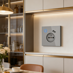 Pannello di Controllo Touch Smart Power Point con Superficie Liscia e Sensazione Tattile Confortevole - Product Image 1