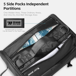 Sac à dos de voyage pour le cyclisme, imperméable, multifonction, grande capacité 22L, résistant à l'usure, sac de rangement pour vélo WEST BIKING - Product Image 4