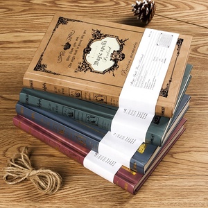 A5 <strong>A4</strong> Custom Design <strong>Hardback</strong> Traveler Journal Birthday Gift Diary Blue Yellow Green Red Retro Magic Vintage <strong>Notebook</strong> - Product Image 4
