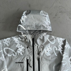 Мужская Водонепроницаемая нейлоновая ветровка с капюшоном, 100% - Product Image 2