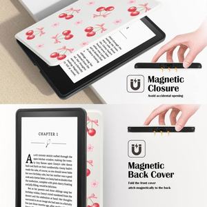 Funda de Cuero Elegante para Kindle con Impresión Personalizada, Cubierta Protectora Resistente para Lector Electrónico Inteligente para Kindle Paperwhite - Product Image 3