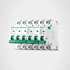Disjoncteur miniature (MCB) Singi SG65-63 1P 20A vert et blanc 6kA 230/400V, boîtier PA66, norme IEC60898, <span class=keywords><strong>courbe</strong></span> BCD C - Product Image 4
