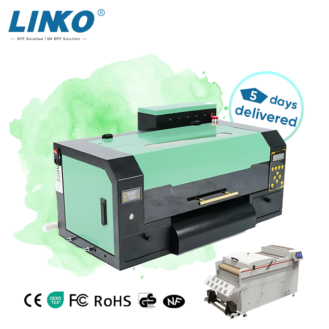 2026 Новые Пользовательские A3 I1600 Epson головки зеленый рулон машины для рулона ПЭТ пленки цифровые камеры с принтером для печати на футболках