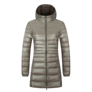 En gros nouveau doudoune <span class=keywords><strong>légère</strong></span> femmes longue section dames à capuchon XL manteau d'hiver vêtements - Product Image 6