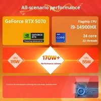 Ordinateur portable de jeu en aluminium OMEN 16-am0254TX avec processeur I9-14900HX, 16 Go de RAM, 1 To de stockage, carte graphique RTX5070 8G, écran IPS 2.5K 240Hz, clavier anglais, prise CN, nouveau Windows