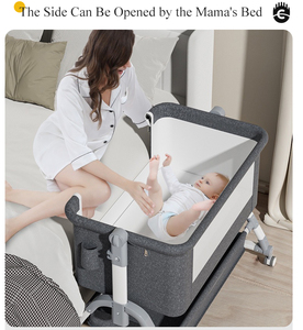 <span class=keywords><strong>Lit</strong></span> bébé multifonctionnel moderne 3 en 1 pour enfants, berceau, <span class=keywords><strong>lit</strong></span> <span class=keywords><strong>de</strong></span> <span class=keywords><strong>voyage</strong></span> avec filet respirant, <span class=keywords><strong>lit</strong></span> d'appoint - Product Image 6
