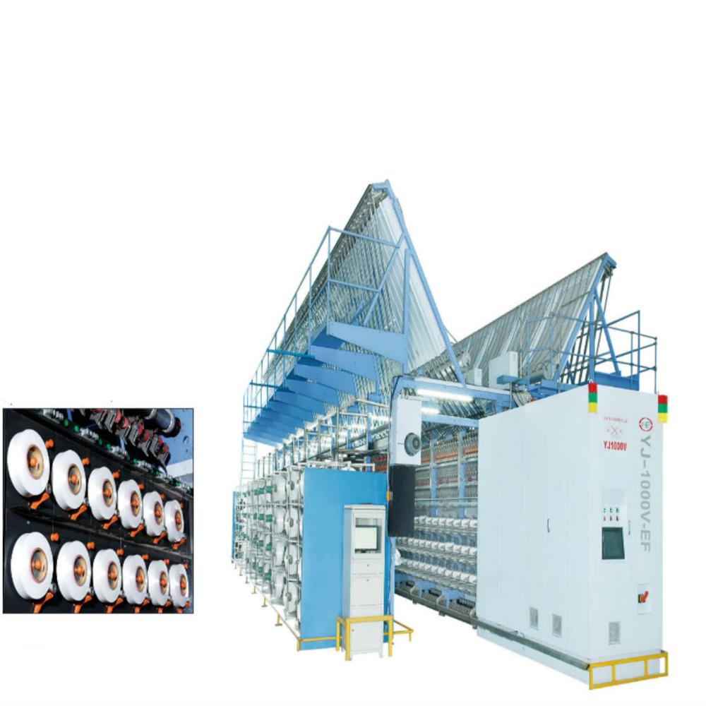 Высокоскоростная Текстурирующая машина для рисования 1000V-EF с функцией, позволяющей соединить спандекс и нейлон