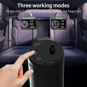 Portable Automatic Spray Rechargeable Battery Powered <b>Waterless</b> Two Fluid Car Aroma <b>Diffuser</b> with 10ml Capacity - Product Image 2