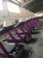 Tapis de course professionnel silencieux à moteur AC pour la maison et la salle de sport, avec écran LED, pour exercices aérobiques, 3HP-7HP