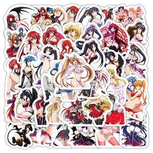 สติกเกอร์ตกแต่งลายการ์ตูน Devil High <span class=keywords><strong>School</strong></span> <span class=keywords><strong>DXD</strong></span> กันน้ำ รุ่น ZY3685X  แบบ DIY  วัสดุ PVC  รักษ์โลก สำหรับตกแต่งกีตาร์ แล็ปท็อป กระเป๋าเดินทาง จำนวน 60 ชิ้น - Product Image 1