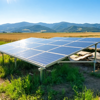Système de montage d'ensembles photovoltaïques en acier galvanisé à chaud de qualité commerciale pour l'alimentation électrique agricole