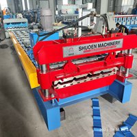 Machine de formage de tuiles en acier légère et de haute précision, certifiée CE, pour tuiles Shuoen Jordan, idéale pour les projets de villas de luxe