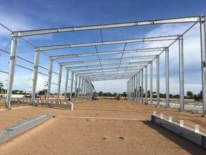 Structure en acier préfabriquée bon marché entrepôt usine atelier stockage hangar en métal usines à ossature en acier bâtiment magasin d'histoire - Product Image 3