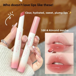 ลิปสติกวีแกนสูตรธรรมชาติ 6 สี ติดทนนาน 24 ชม. กลิ่นดอกไม้ บำรุงริมฝีปาก ชุ่มชื้น กันน้ำ สำหรับแต่งหน้า - Product Image 2