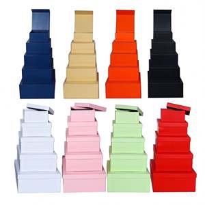 Caja de Regalo Rectangular de Lujo de Alta Gama con Tapa Cielo y Tierra, Embalaje de Papel Artístico Especial, Caja Vacía Personalizada al por Mayor con Impresión UV - Product Image 3