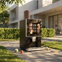 Machine à café commerciale LE307A, du grain à la tasse, avec support du protocole MDB et machine à glaçons intégrée