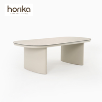 Horika ODM ensemble de salle à manger de patio imperméable de luxe personnalisé mobilier d'extérieur ensemble table et chaises de jardin pour hôtel et villa