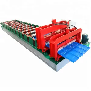 Glazed Tile Making Machine Roof Make Machine Galvanized Steel Roofing Sheet Press Machine Glazed Tile Roof Panel Former