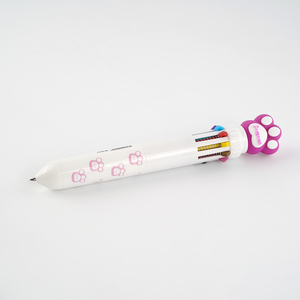 Bút bi nhiều màu với các mẫu hoạt hình dễ thương nắp bút và nhiều màu sắc - Product Image 4