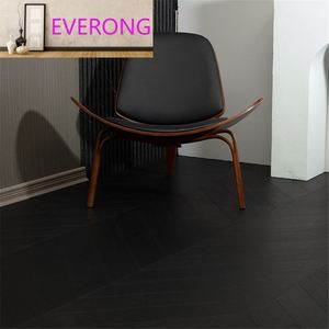 Plancher en bois de chêne moderne à 3 niveaux noir solide Installation par clic Techniques lisses pour le salon Fabricant direct Fournisseur - Product Image 2