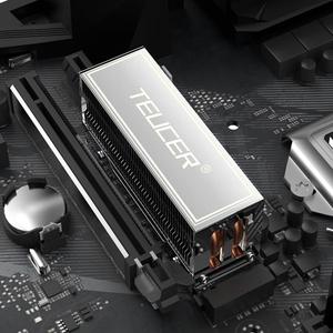 Teucer 2280 <span class=keywords><strong>M</strong></span>.2 Solid State Drive 2 Heat Pipe & Led Radiator Vest Koelventilator Voor Computer & Laptop Case - Product Image 4