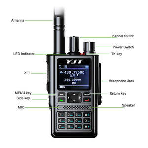 YJT DM8800 Digitales Ham-Walkie-Talkie DMR 5km Dual-Band UHF VHF Langstrecken-Zweiwege-Funkgerät N2519 - Product Image 4