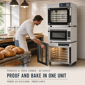 <span class=keywords><strong>Horno</strong></span> Eléctrico/a Gas para Panadería, Serie 60, Temporizador Digital, Termostato Ajustable, Gran Capacidad, para Pastelería, Repostería - Product Image 2