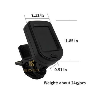 Bộ chỉnh âm kỹ thuật số kẹp chất lượng cao OEM tùy chỉnh bằng nhựa cho đàn guitar điện, ukulele, bass, violin - Product Image 3