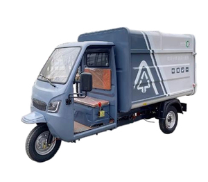 Electric 3-Wheel Sanitation <strong>Truck</strong> Self-Unloading Rubbish Collection <strong>Small</strong> Township Street Side Mounted Bucket Car - Product Image 6